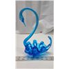Image 4 : alta blue glass swan vase