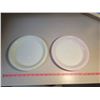 Image 1 : Pair of Pyrex pie plates - 1 green and 1 red
