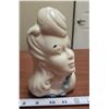 Image 4 : Vintage white lady head vase