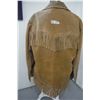 Image 2 : Buckskin, sheep lined fringe jacket - large