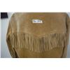 Image 3 : Buckskin, sheep lined fringe jacket - large