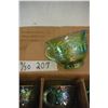 Image 2 : 12 Lime carnival punch cup, NOS