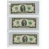 Image 1 : 3x 2017 United States $2 bills