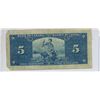 Image 2 : 1937 Canadian $5 bill