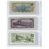 Image 5 : Binder of 6 Canadian bills - 1900 25 cent shinplaster, 1937 $1, 1954 $2, 1972 $5, 1954 $10 and 1979 