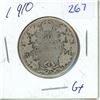 Image 1 : 1910 Canadian 50 cent coin