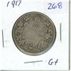 Image 1 : 1917 Canadian 50 cent coin