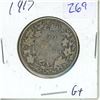 Image 1 : 1917 Canadian 50 cent coin