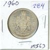 Image 1 : 1960 Canadian 50 cent coin