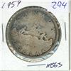 Image 1 : 1959 Canadian silver dollar coin