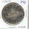 Image 1 : 1960 Canadian silver dollar coin