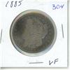 Image 1 : 1885 USA Morgan silver dollar