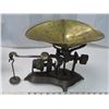 Image 1 : Antique brass scale (Includes all weights and pan)