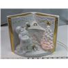 Image 1 : Porcelain Glass Christmas book (Lights up - No damage - very nice)