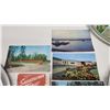 Image 5 : Waskesiu and Saskatoon Vintage Souvenir Trays, Postcards and 1951 Sask Tourist Map