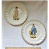 Image 1 : Blue boy & pink lady china plates