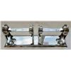 Image 2 : Chrome double wall mount toilet paper holder - Never out