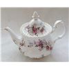 Image 1 : Lavender Rose Royal Albert 8 cup tea pot - repaired handle, very good, clean