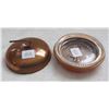 Image 4 : Comical Curling Capers "tankard" & solid copper/glass curling rock trinket dish