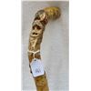 Image 2 : Wooden hand made cane with carved face