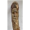 Image 4 : Wooden hand made cane with carved face