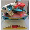 Image 1 : Fisher Price airport #996-1972 and Jumbo Jet airplane 1970's