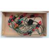 Image 2 : 1940's C-6 Christmas lights original box - note black cat on box top