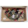 Image 3 : 1940's C-6 Christmas lights original box - note black cat on box top