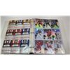 Image 6 : Binder of Tim Horton's 2022-23 Hockey cards - including DC cards, and Hockey Triumph - approx 22 sle