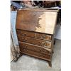 Image 1 : Antique secretary/writing desk - 41"H x 31"W x 16"D