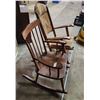 Image 2 : Small wooden rocking chair & Vintage folding rocking chair - great condition