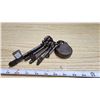 Image 3 : Cast iron lock and keys - heavy