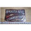 Image 1 : Winchester, tin sign - 8.5"x11"