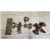 Image 3 : Antique door knob sets