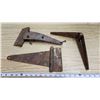 Image 2 : 3 large antique door hinges