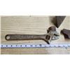 Image 2 : Antique farm tool pieces & homemade/custom wrench