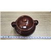 Image 2 : Antique bean pot, with lid - no chips or cracks