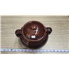 Image 2 : Antique bean pot, with lid - no chips or cracks