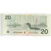 Image 2 : 1991 Canadian $20 bill ASC6229827