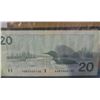 Image 2 : 1991 Canadian $20 bill AWN2464140