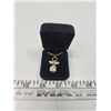 Image 1 : Gold colored, Angel locket necklace - like new