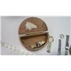 Image 2 : wooden trinket box w/ watches