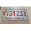 Image 1 : 1971 license plate F134-233