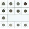 Image 2 : US silver 5 cents 1887 holed, 1892, (2) 1901, wartime 1941, 1942, (3) 1943 & US silver dimes 1946, 1