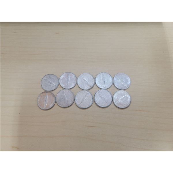 10 1967 Canada Silver Dimes