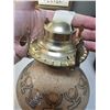 Image 3 : Porcelain/pottery style oil lamp - 18"H needs chimney