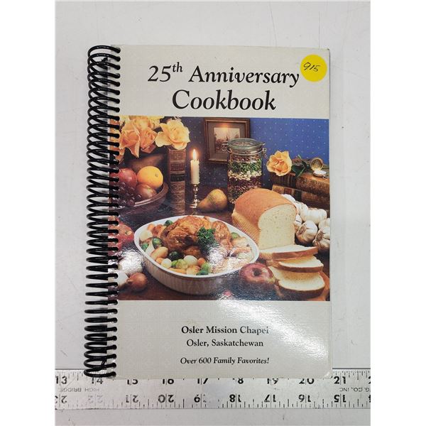 Osler 25th anniversary cookbook