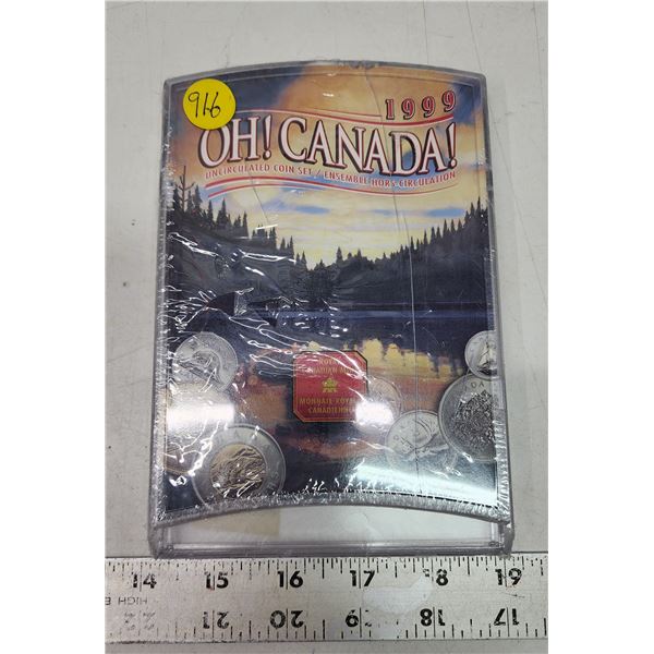 1999 Oh Canada coin set, sealed