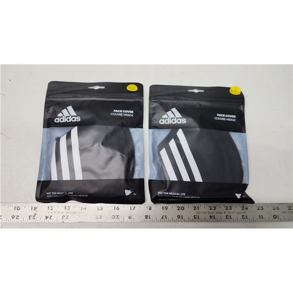 2 packages of Adidas facemasks - 3 masks ea