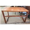 Image 2 : Teak end table, RS furniture Inc. Montreal - 30"x19.5"x20"